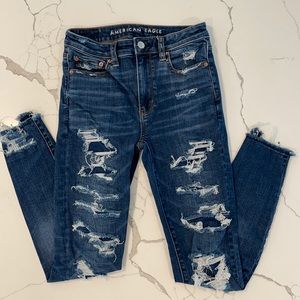 American Eagle Super High Rise Jegging - Size 2